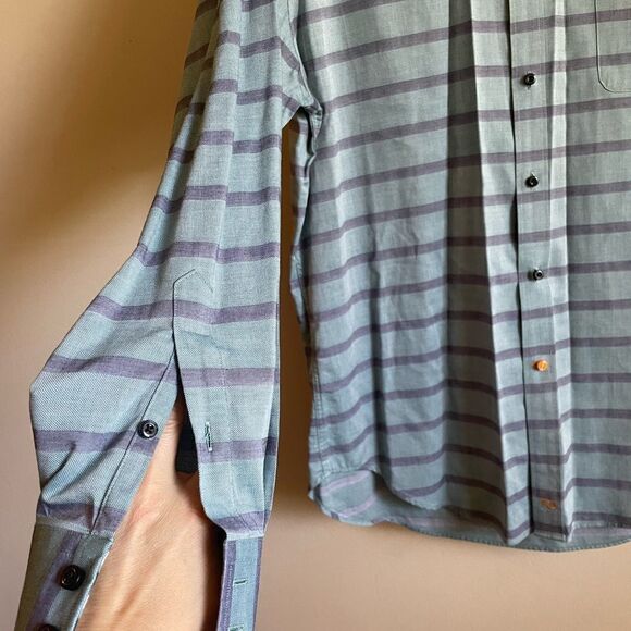 Thomas Dean Mens button down collar shirt - Picture 10 of 13